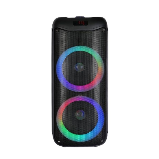 Double 8 inch outdoor Bluetooth speaker with rechargeable battery
