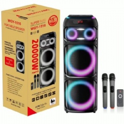 Double 15 inch outdoor party speaker